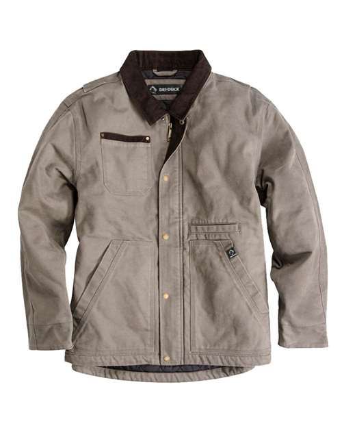 Dri Duck 5091T Rambler Boulder Cloth Jacket Tall Sizes - Gravel - HIT a Double