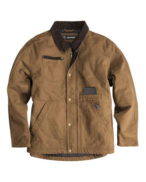 Dri Duck 5091T Rambler Boulder Cloth Jacket Tall Sizes - Saddle - HIT a Double