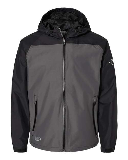 Dri Duck 5335 Torrent Waterproof Hooded Jacket - Charcoal Black - HIT a Double
