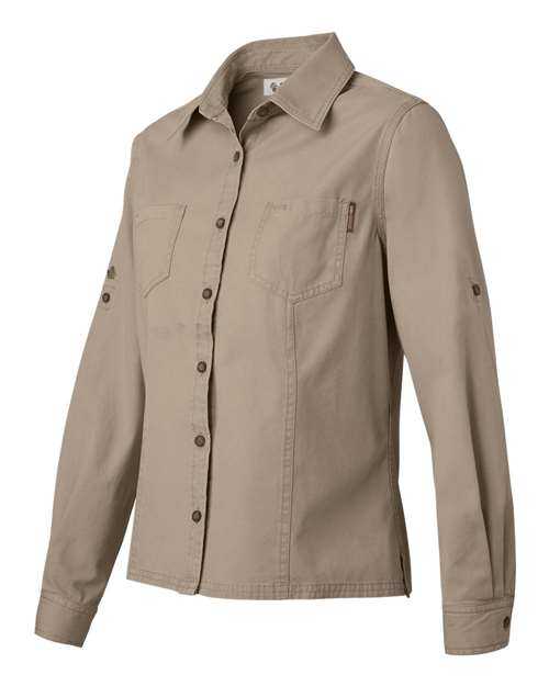 Dri Duck 8284 Sawtooth Collection Women&#39;s Mortar Long Sleeve Shirt - Rope - HIT a Double