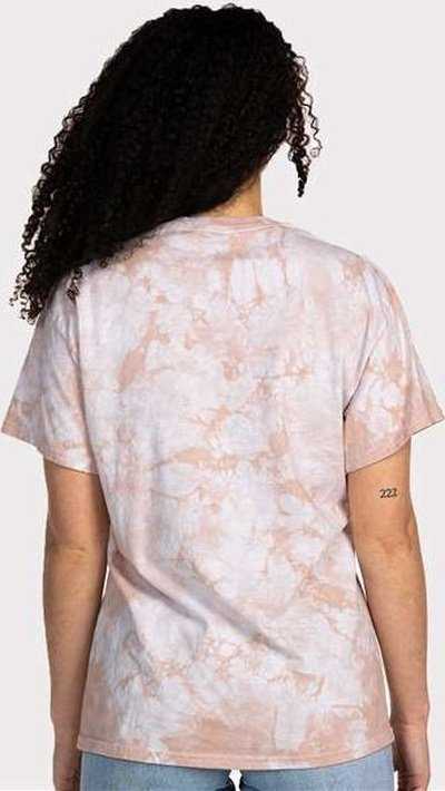 Dyenomite 200CR Crystal Tie-Dyed T-Shirt - Sand - HIT a Double - 4