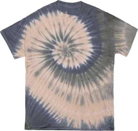 Dyenomite 200MS Multi-Color Spiral Tie-Dyed T-Shirt - Yosemite Spiral - HIT a Double - 1
