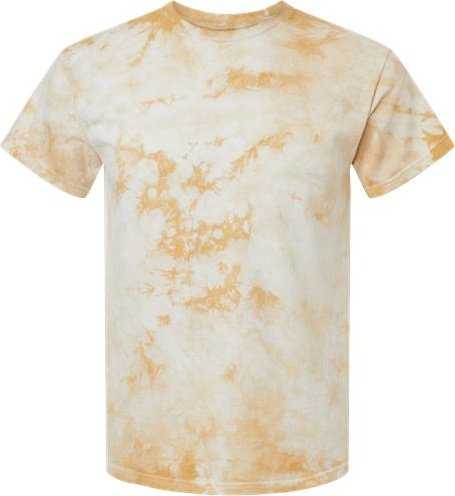 Dyenomite 20BCR Youth Crystal Tie-Dyed T-Shirt - Honey - HIT a Double - 1
