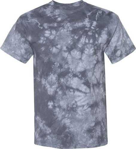 Dyenomite 20BCR Youth Crystal Tie-Dyed T-Shirt - Silver - HIT a Double - 1