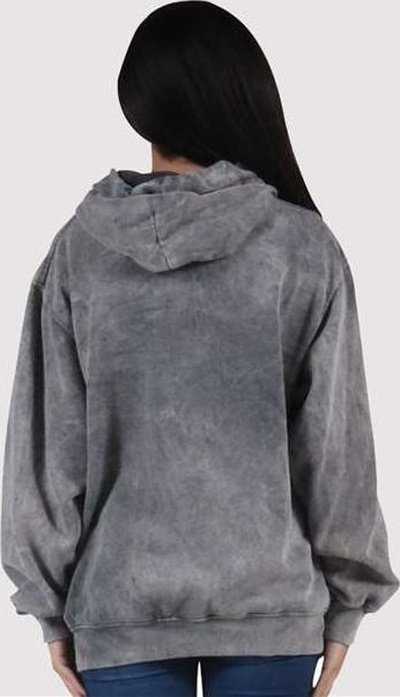 Dyenomite 854MW Premium Fleece Mineral Wash Hooded Sweatshirt - Gray Mineral Wash - HIT a Double - 4