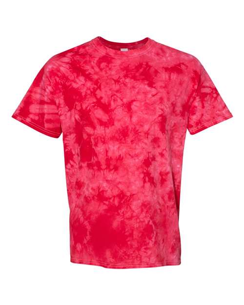 Dyenomite 200CR Crystal Tie-Dyed T-Shirt - Red - HIT a Double