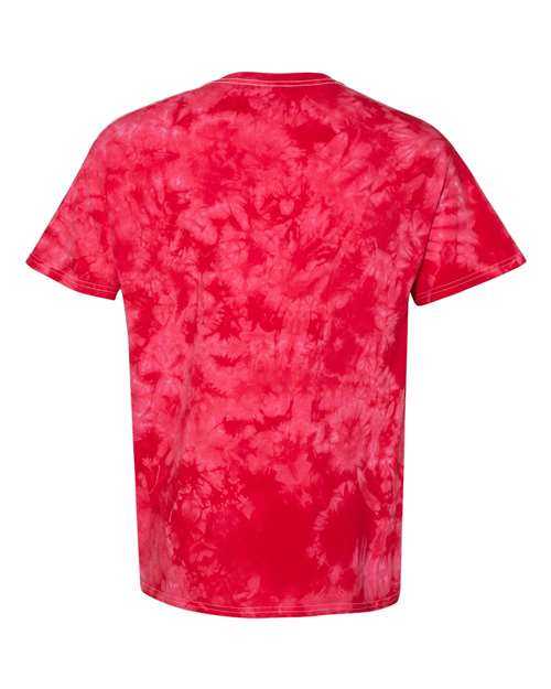 Dyenomite 200CR Crystal Tie-Dyed T-Shirt - Red - HIT a Double