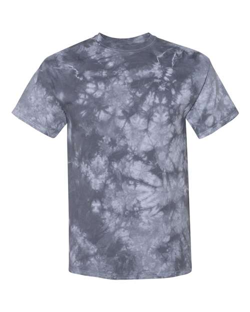 Dyenomite 200CR Crystal Tie-Dyed T-Shirt - Silver - HIT a Double