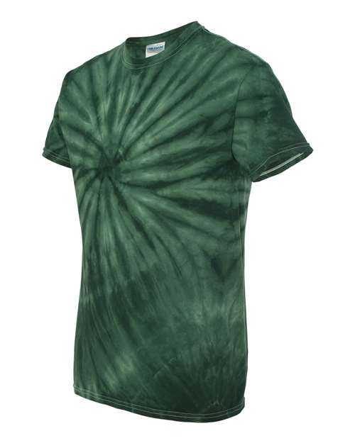 Dyenomite 200CY Cyclone Pinwheel Tie-Dyed T-Shirt - Forest - HIT a Double