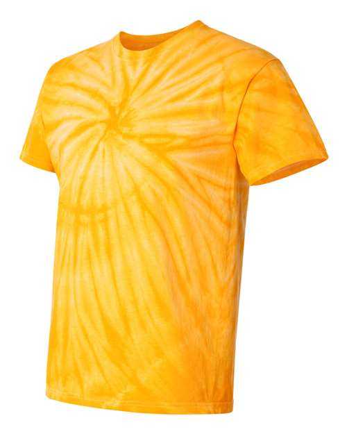 Dyenomite 200CY Cyclone Pinwheel Tie-Dyed T-Shirt - Gold - HIT a Double
