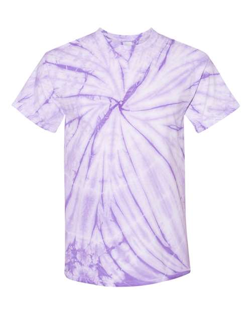Dyenomite 200CY Cyclone Pinwheel Tie-Dyed T-Shirt - Lavender - HIT a Double