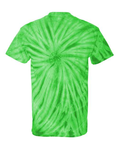 Dyenomite 200CY Cyclone Pinwheel Tie-Dyed T-Shirt - Lime - HIT a Double