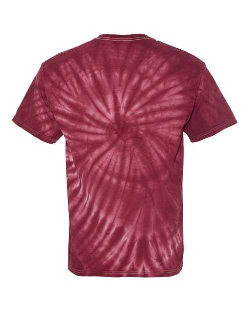 Dyenomite 200CY Cyclone Pinwheel Tie-Dyed T-Shirt - Maroon - HIT a Double