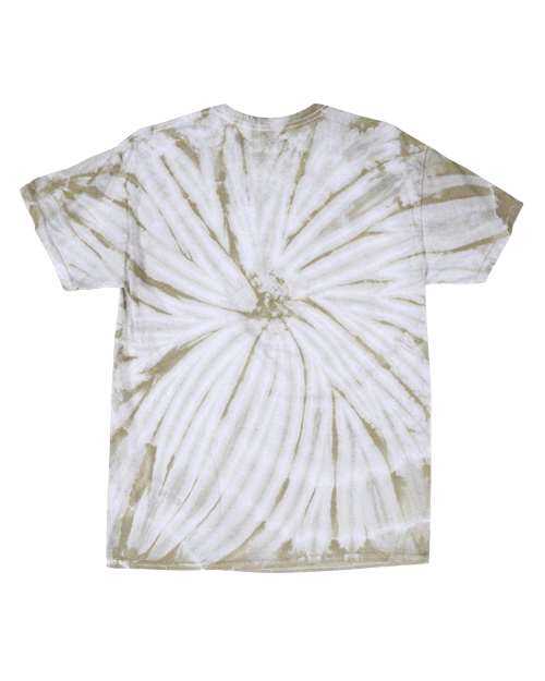 Dyenomite 200CY Cyclone Pinwheel Tie-Dyed T-Shirt - Olive Oil - HIT a Double - 2