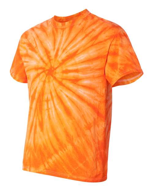 Dyenomite 200CY Cyclone Pinwheel Tie-Dyed T-Shirt - Orange - HIT a Double