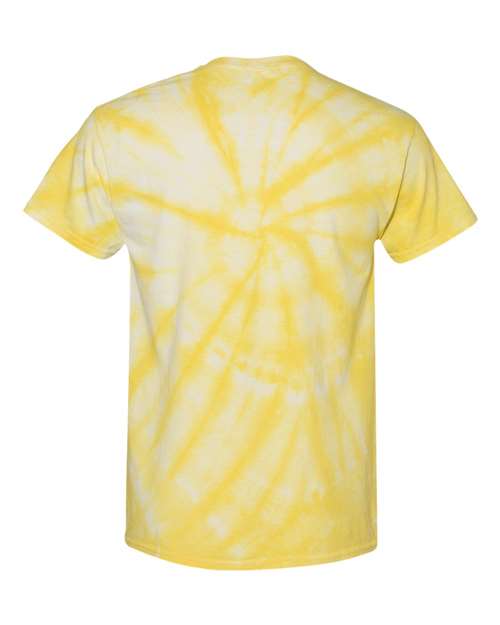Dyenomite 200CY Cyclone Pinwheel Tie-Dyed T-Shirt - Pale Yellow - HIT a Double