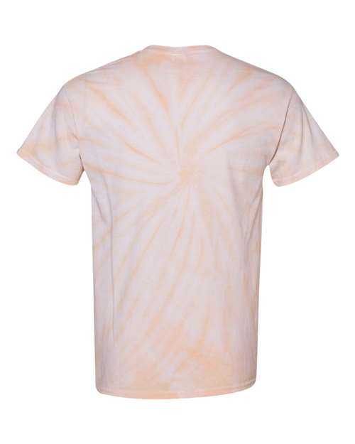 Dyenomite 200CY Cyclone Pinwheel Tie-Dyed T-Shirt - Peach - HIT a Double