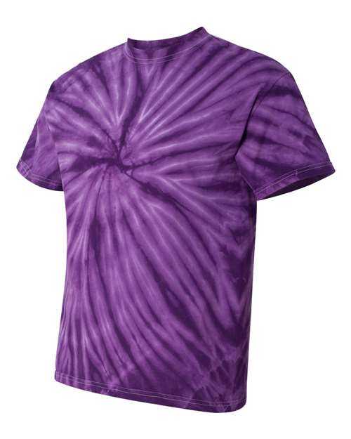 Dyenomite 200CY Cyclone Pinwheel Tie-Dyed T-Shirt - Purple - HIT a Double
