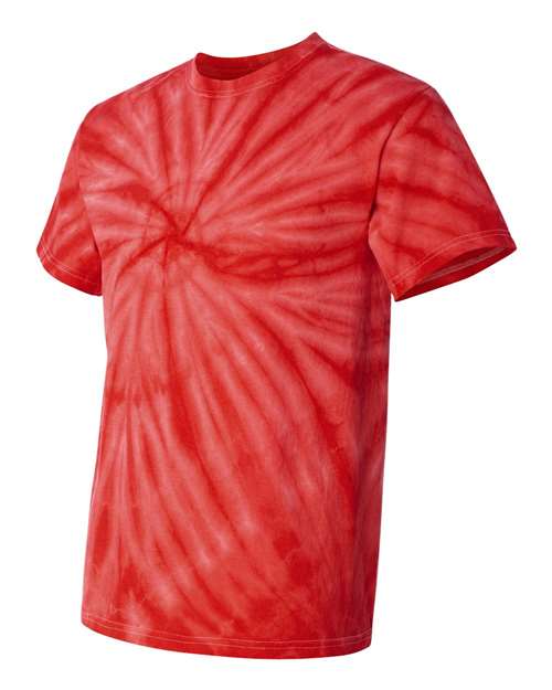Dyenomite 200CY Cyclone Pinwheel Tie-Dyed T-Shirt - Red - HIT a Double