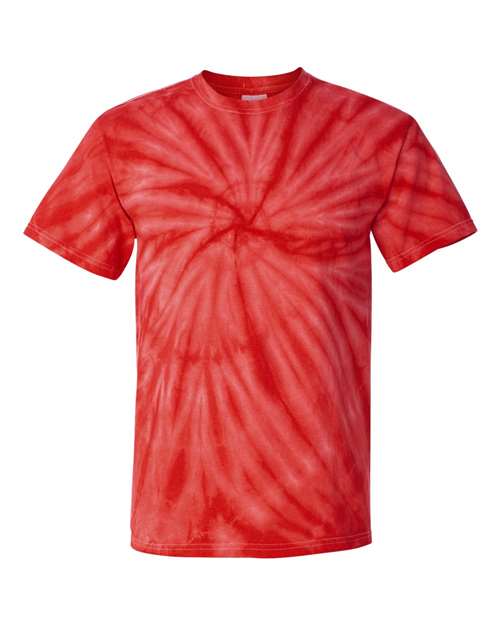 Dyenomite 200CY Cyclone Pinwheel Tie-Dyed T-Shirt - Red - HIT a Double