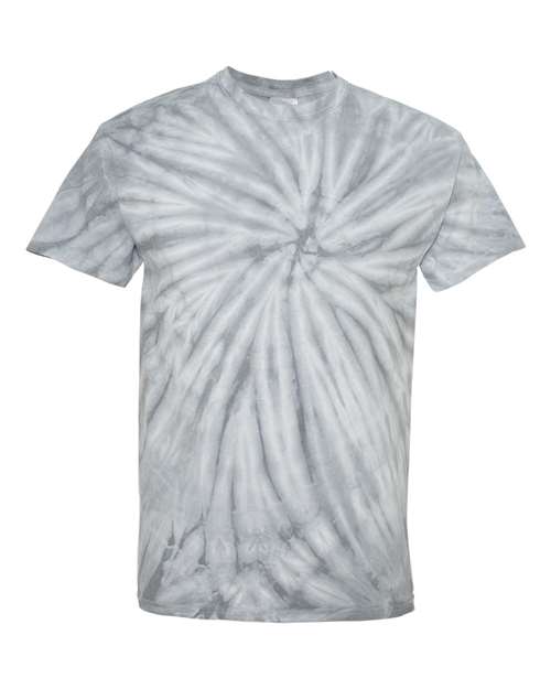 Dyenomite 200CY Cyclone Pinwheel Tie-Dyed T-Shirt - Silver - HIT a Double
