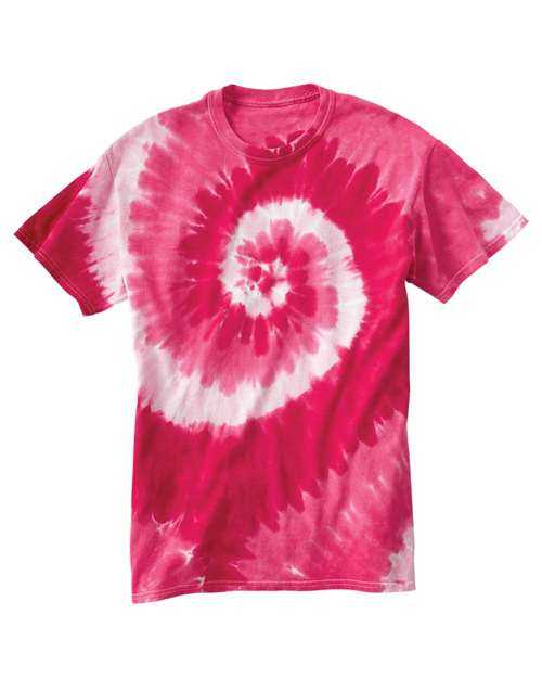 Dyenomite 200MS Multi-Color Spiral Tie-Dyed T-Shirt - Amour - HIT a Double