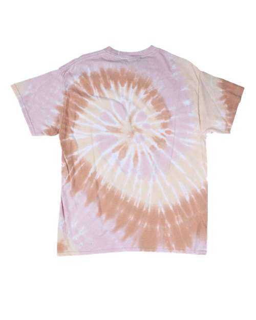 Dyenomite 200MS Multi-Color Spiral Tie-Dyed T-Shirt - Canyon - HIT a Double - 2