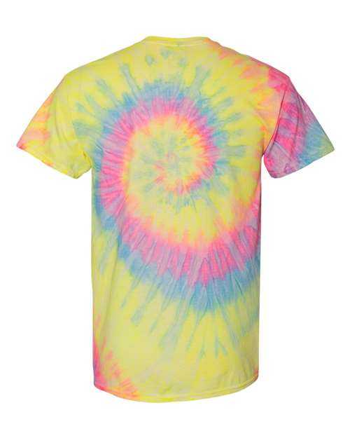 Dyenomite 200MS Multi-Color Spiral Tie-Dyed T-Shirt - Dayglo - HIT a Double