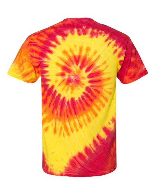 Dyenomite 200MS Multi-Color Spiral Tie-Dyed T-Shirt - Inferno - HIT a Double