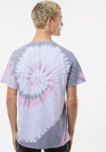 Dyenomite 200MS Multi-Color Spiral Tie-Dyed T-Shirt - Malibu&quot; - &quot;HIT a Double