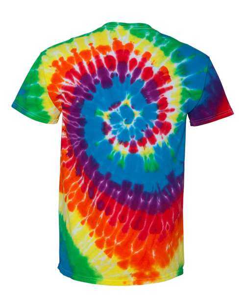 Dyenomite 200MS Multi-Color Spiral Tie-Dyed T-Shirt - Michelangelo - HIT a Double