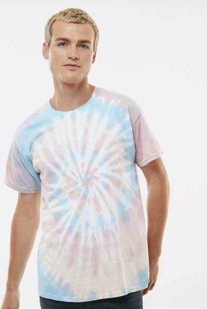 Dyenomite 200MS Multi-Color Spiral Tie-Dyed T-Shirt - Wanderlust" - "HIT a Double