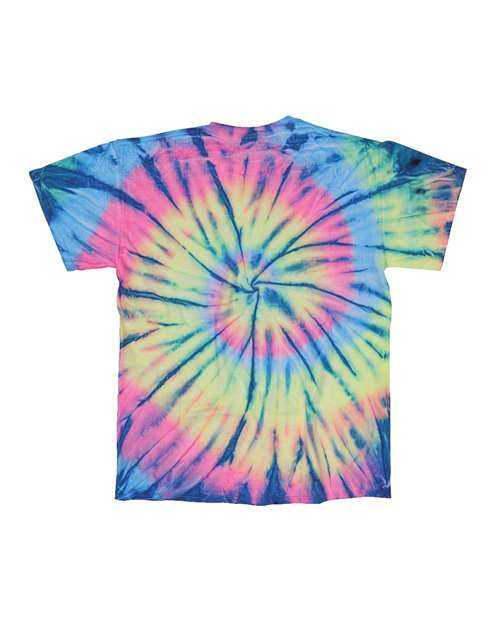 Dyenomite 200NR Neon Rush Tie-Dyed T-Shirt - Cobalt Feather - HIT a Double