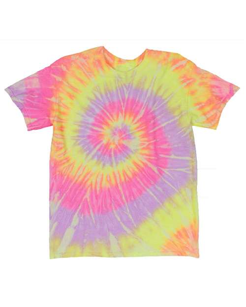Dyenomite 200NR Neon Rush Tie-Dyed T-Shirt - Glow In The Dark Grapefruit - HIT a Double