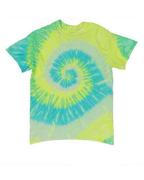 Dyenomite 200NR Neon Rush Tie-Dyed T-Shirt - Glow In The Dark Starfruit - HIT a Double