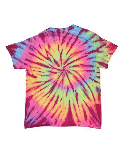 Dyenomite 200NR Neon Rush Tie-Dyed T-Shirt - Pomegranate - HIT a Double