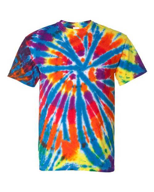Dyenomite 200TD Rainbow Cut-Spiral Tie-Dyed T-Shirt - Champ - HIT a Double