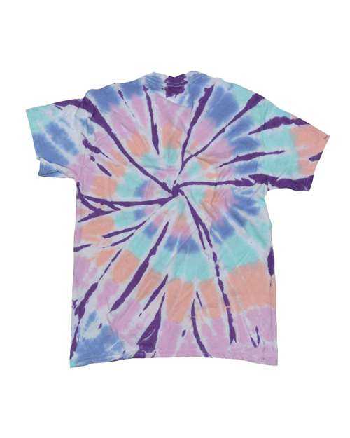 Dyenomite 200TD Rainbow Cut-Spiral Tie-Dyed T-Shirt - Mindfulness - HIT a Double