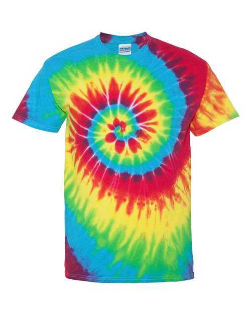 Dyenomite 200TI Tide Tie-Dyed T-Shirt - Rainbow Tide - HIT a Double