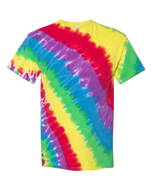 Dyenomite 200TL Tilt Tie Dye T-Shirt - Classic Rainbow - HIT a Double
