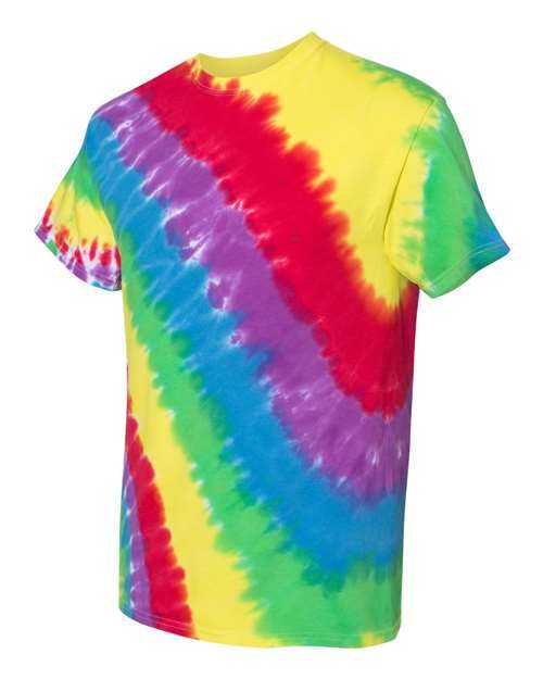 Dyenomite 200TL Tilt Tie Dye T-Shirt - Classic Rainbow - HIT a Double
