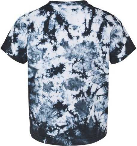 Dyenomite 330CR Toddler Crystal Tie-Dyed T-Shirt - Black Crystal&quot; - &quot;HIT a Double