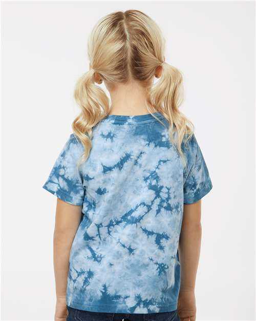 Dyenomite 330CR Toddler Crystal Tie-Dyed T-Shirt - Manhattan&quot; - &quot;HIT a Double