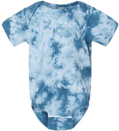 Dyenomite 340CR Infant Crystal Tie-Dyed Onesie - Manhattan&quot; - &quot;HIT a Double