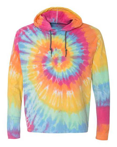 Dyenomite 430VR Tie-Dyed Hooded Pullover T-Shirt - Aerial Spiral - HIT a Double