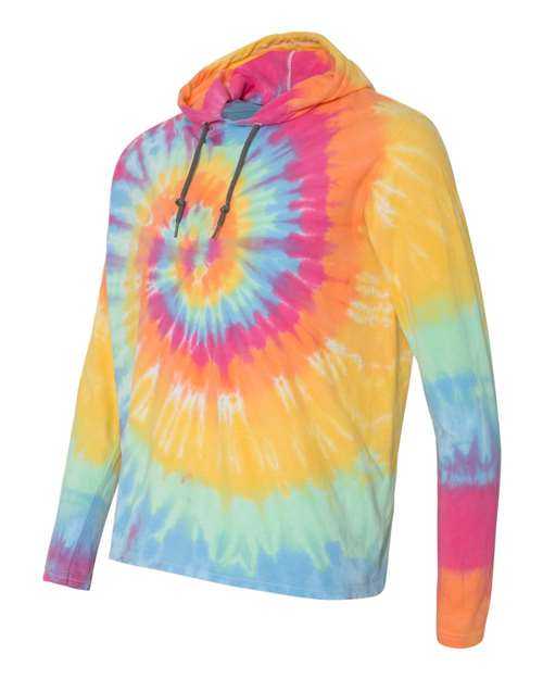 Dyenomite 430VR Tie-Dyed Hooded Pullover T-Shirt - Aerial Spiral - HIT a Double