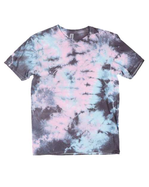 Dyenomite 640LM LaMer Over-Dyed Crinkle Tie Dye T-Shirt - Pacific - HIT a Double - 1