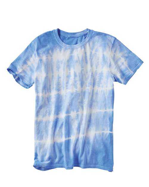 Dyenomite 640SB Shibori Tie Dye T-Shirt - Columbia - HIT a Double