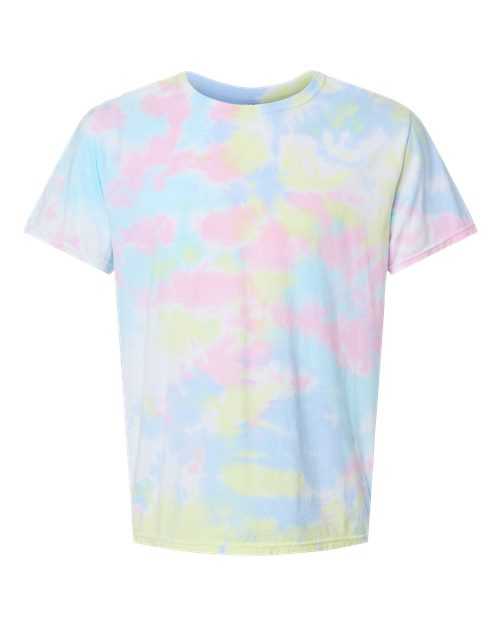 Dyenomite 650DR Dream Tie-Dyed T-Shirt - Pastel Rainbow - HIT a Double