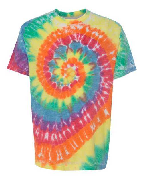 Dyenomite 650VRX Vintage Festival T-Shirt - Classic Rainbow Spiral - HIT a Double